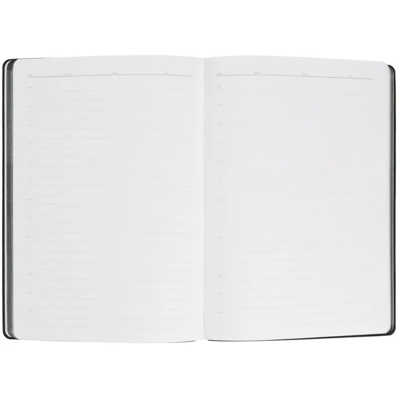 Ежедневник Flexpen Shall, недатированный, черный