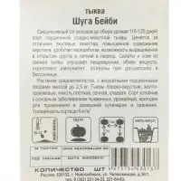 Семена Тыква Шуга Бейби , 5 шт. Семена Тыква Шуга Бейби , 5 шт.