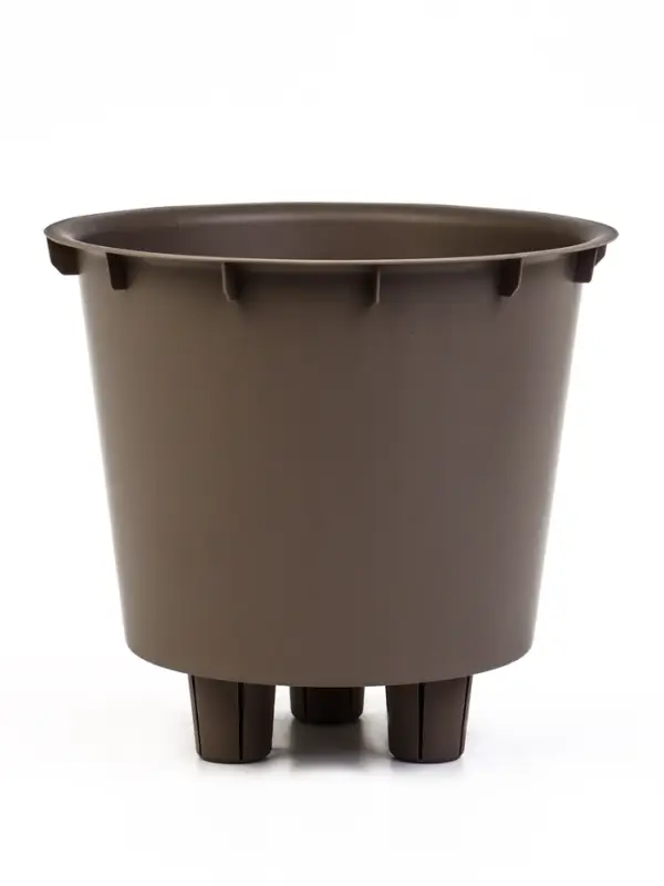 Кашпо со вставкой 7,8 л d28 см h25,5 см РАМОНА серый