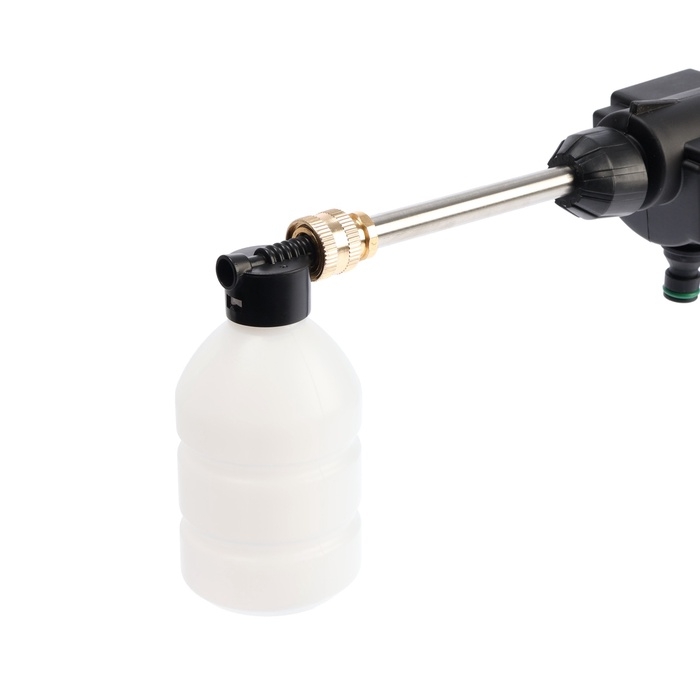 Мойка высокого давления аккумуляторная ТУНДРА, Li-ion 20 В, 2 Ач, 28 бар, шланг 3 м Мойка высокого давления аккумуляторная ТУНДРА, Li-ion 20 В, 2 Ач, 28 бар, шланг 3 м