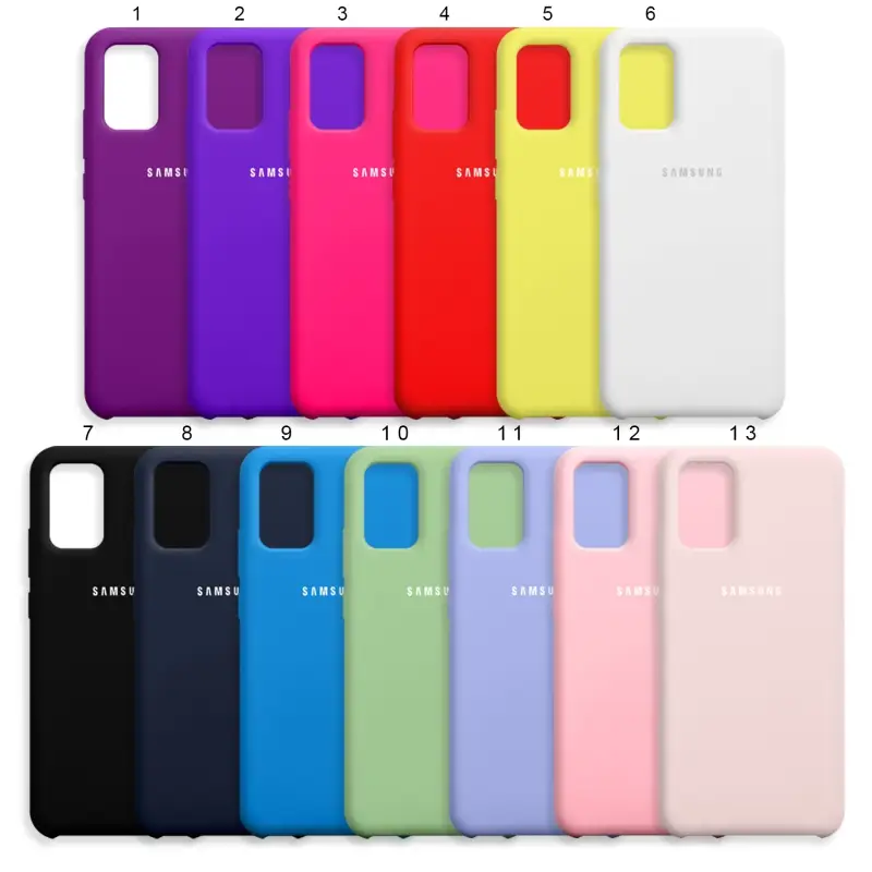 Чехол Samsung A02S Silicone Cover (с лого) Чехол Samsung A02S Silicone Cover (с лого)