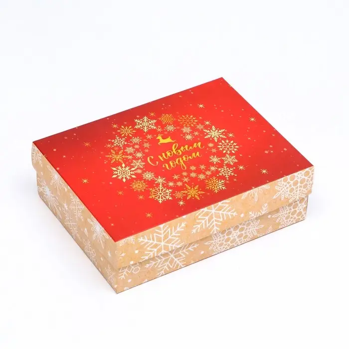Подарочная коробка сборная «Зимняя сказка», 16.5×12.5×5.2 см Подарочная коробка сборная «Зимняя сказка», 16.5×12.5×5.2 см