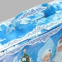 Подарочная коробка новогодняя &laquo;Зимние узоры&raquo; 260&times;350&times;100, для сладких подарков