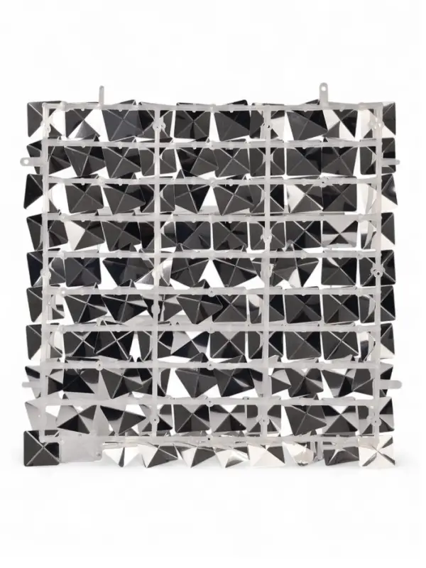 Панель с пайетками для фотозоны 30*30 см серебро Панель с пайетками для фотозоны 30*30 см серебро