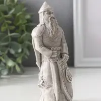 Фигура славянский бог «Перун», 13×5×4.5 см, серая