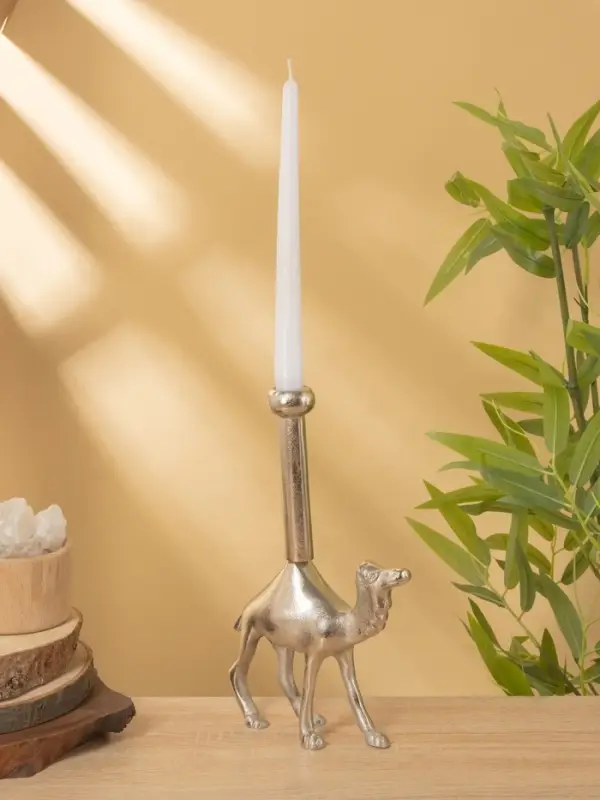 Подсвечник  Подсвечник "Верблюд" алюминий 16х5х26 см