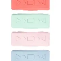 Пенал - футляр Calligrata &laquo;Прованс&raquo;, 21&times;9&times;4.5 см, непрозрачный, пластиковый, МИКС