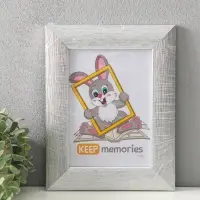 Фоторамка для фото 15&times;21 см Keep memories Luxe Elegance, пластик, серебро, (пластиковый экран)