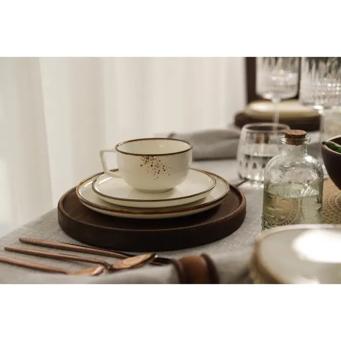 Тарелка Magistro &laquo;Церера&raquo;, d=20.3 см, фарфор, белая