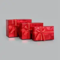 Набор подарочных коробок 3 в 1, прямоугольные 23&times;16&times;9.5 21&times;14&times;8.0 19&times;12&times;6.5 см
