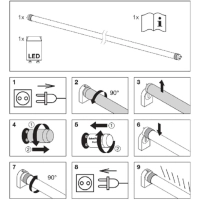 Лампа светодиодная OSRAM ST8B-1.2M 18W/865 230VAC DE 4058075377561