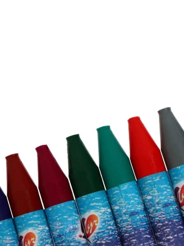 Мелки восковые 24 цвета &laquo;Луч&raquo;, круглые, МИКС