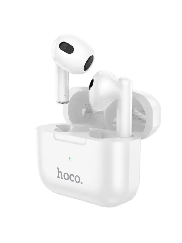 Наушники беспроводные Hoco EW30, TWS, вкладыши, Bluetooth 5.3, 30/300 мАч, белые