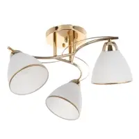 Люстра потолочная BayerLux &laquo;Андер&raquo;, 3хЕ27, 40 Вт, золото, 44&times;44&times;24 см