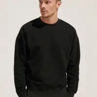 Свитшот унисекс Authentic, черный, размер 3XL
