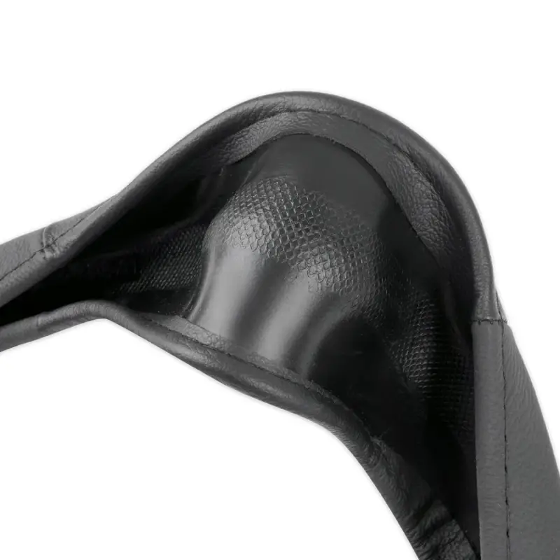 Оплетка на руль (нат. кожа) AVS GL-200L-B (размер L, черный) - Серия "Classic"