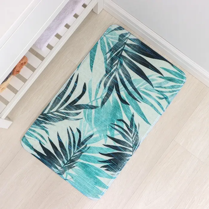 Коврик для ванной и туалета SAVANNA &laquo;Баунти&raquo;, 50&times;80 см, зелёный