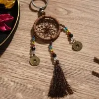 Брелок &laquo;Ловец снов&raquo;, 4&times;15 см, коричневый