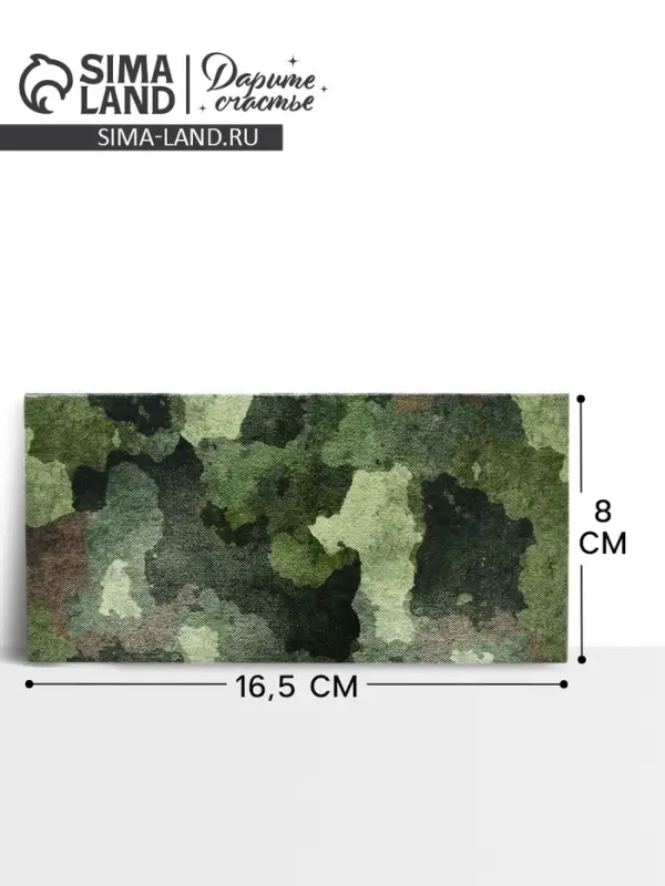 Конверт для денег &laquo;&lrm;С 23 Февраля&raquo;, 16.5&times;8 см