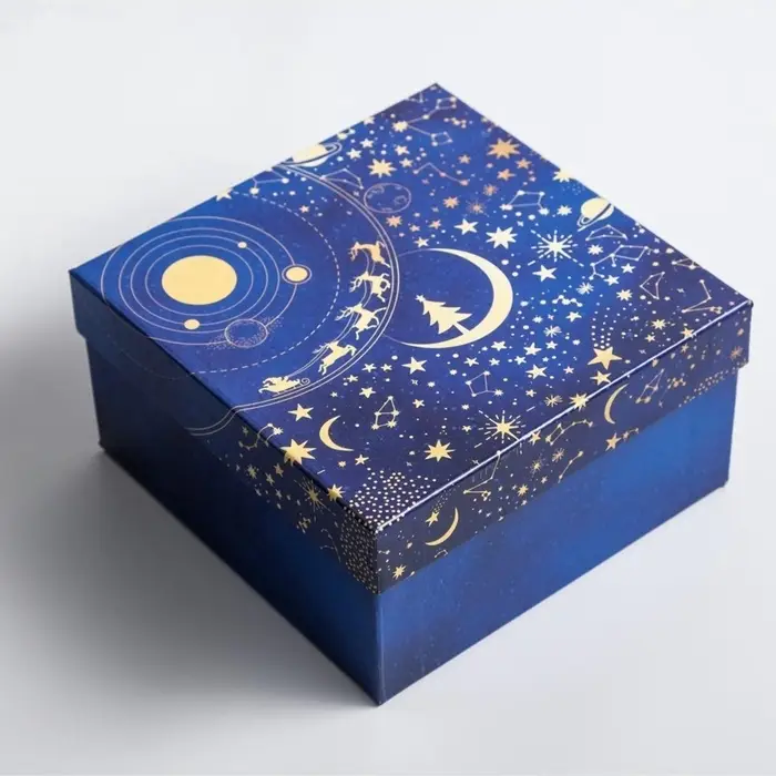 Набор подарочных коробок 5 в 1 &laquo;С новым годом&raquo;, 14&times;14&times;8 - 22&times;22&times;12 см