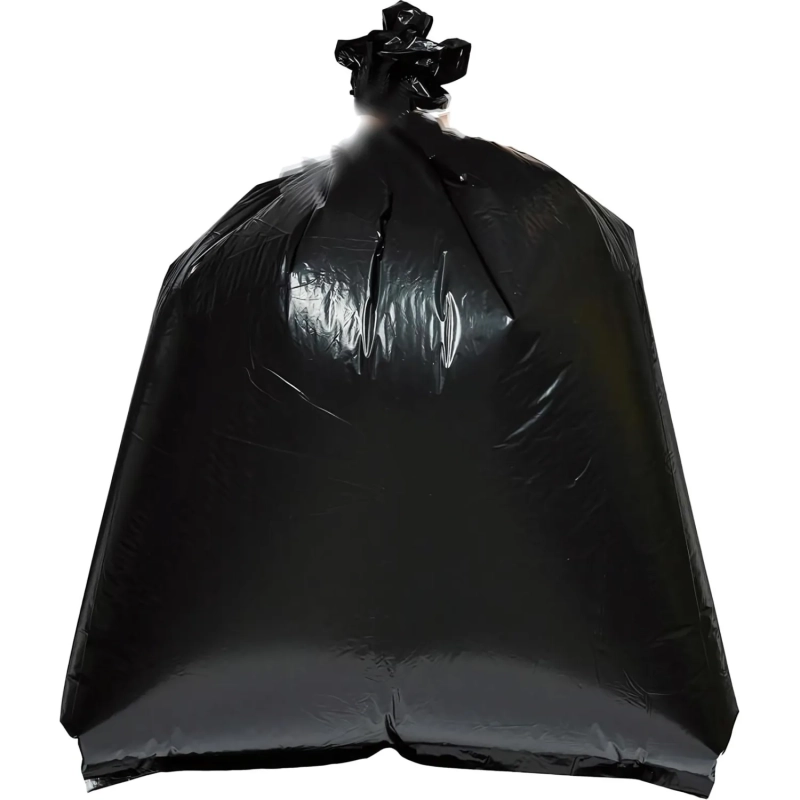 Мешки для мусора ПВД 480л 65мкм 5шт/рул черные 130х170см Luscan