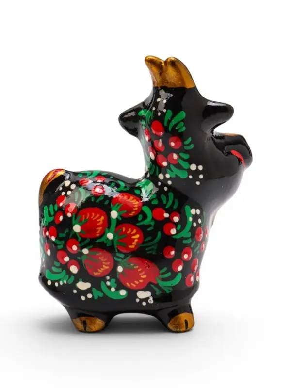 Сувенир фарфоровый &laquo;Коза Дереза&raquo; 6.5&times;8&times;4.5 см, хохлома