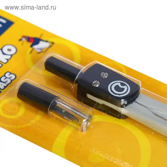 Циркуль металлический + грифели Centropen, в блистере Циркуль металлический + грифели Centropen, в блистере