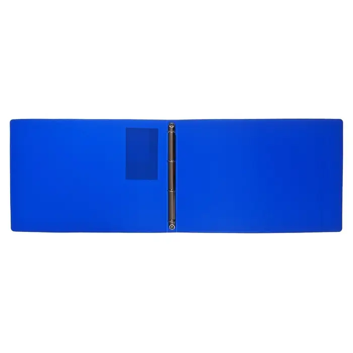 Папка на 4 кольцах А3, Calligrata Standard=27 мм, 800 мкм, горизонтальная, синяя