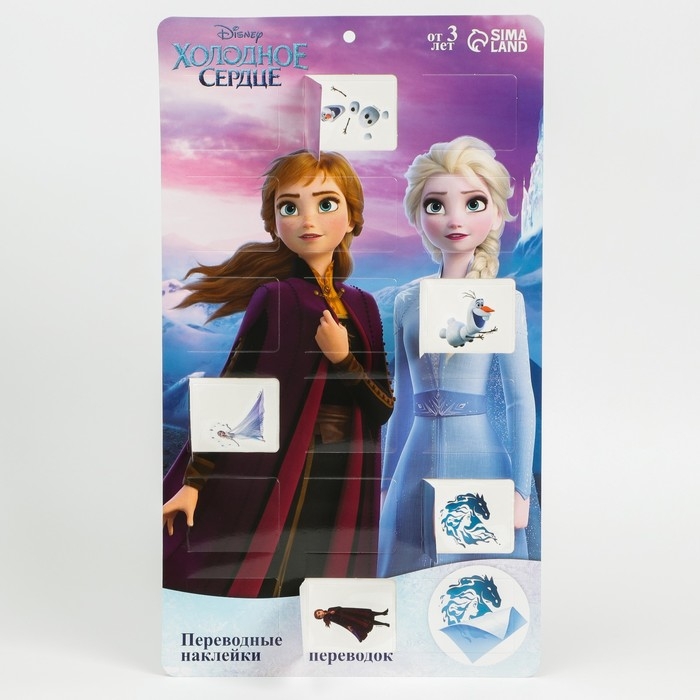 Адвент-календарь «Эльза и Анна», с детскими татуировками — 18 шт., Холодное сердце Адвент-календарь «Эльза и Анна», с детскими татуировками — 18 шт., Холодное сердце