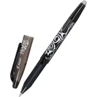 Стираемая ручка Pilot. Frixion, гелевая, чёрный стержень BL-FR-7 (B), узел 0.7 мм