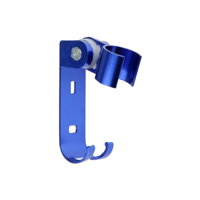 Держатель для душевой лейки ZEIN Z67, регулируемый с крючком, алюминий, синий Держатель для душевой лейки ZEIN Z67, регулируемый с крючком, алюминий, синий