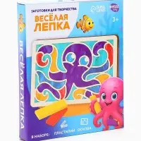 Картина пластилином &laquo;Осьминожка&raquo;, набор для творчества