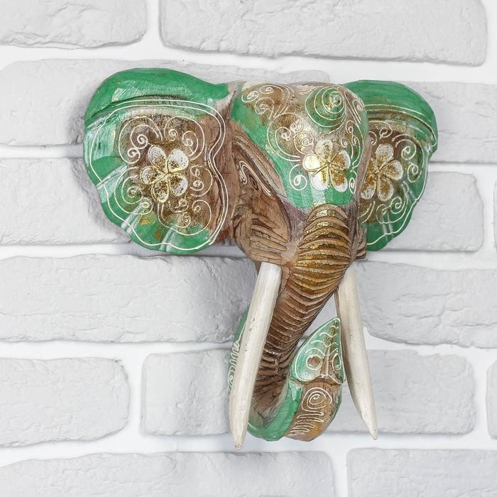 Сувенир дерево Сувенир дерево "Голова слона" 28х26х10,5 см