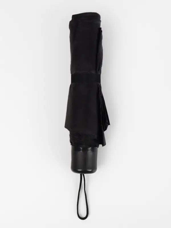 Зонт механический, Dark afternoon, 3 сложения, 8 спиц, R=48/55 см, d=96 см, чёрный