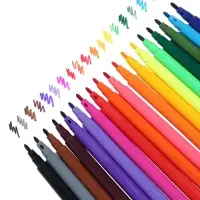 Фломастеры 18 цветов &laquo;Машинка&raquo;, невентилируемый колпачок