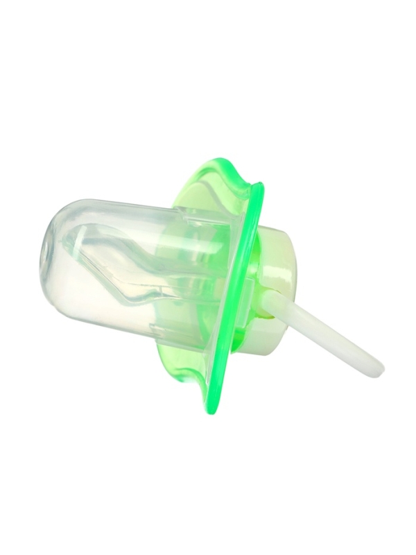 Пустышка ортодонтическая, с колпачком, от 3 мес., цвет голубой/зеленый Пустышка ортодонтическая, с колпачком, от 3 мес., цвет голубой/зеленый