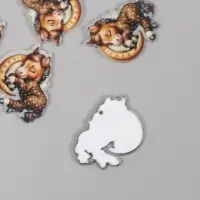 Декор для творчества акрил "Лошадка в пижамке сладко спит" 2,5х3,4х0,2 см Декор для творчества акрил "Лошадка в пижамке сладко спит" 2,5х3,4х0,2 см