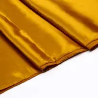 Ткань для рукоделия, лоскут сатина, золотой, 100&times;150 см, 100% п/э