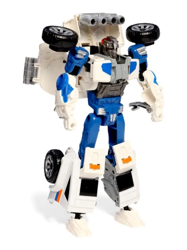 Робот &laquo;Полицейский внедорожник&raquo;, с металлическими элементами, трансформируется