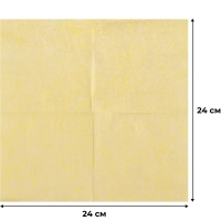 Салфетки бумажные Luscan Profi Pack 1сл24х24 пастельжелтые400 шт/уп