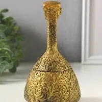 Шкатулка с крышкой для украшений &laquo;Балалайка&raquo;, 14.5&times;8.5&times;5.5 см, под золото