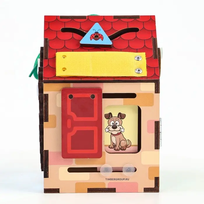 Бизиборд деревянный для детей, МИКС