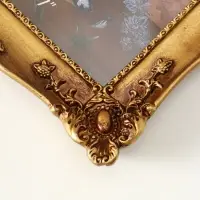 Фоторамка полистоун 13х18 см "Версаль" тёмное золото 23х17,5х3 см