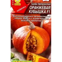 Семена Тыква твердокорая Оранжевая кубышка F1, Ц/П,5 шт. Семена Тыква твердокорая Оранжевая кубышка F1, Ц/П,5 шт.