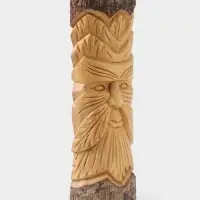 Маска сувенирная "Старец" дерево Джампинис 13х7х32 см