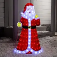 Светодиодная фигура &laquo;Дед Мороз&raquo; 30&times;80&times;40 см, акрил, 40 LED, 8 режимов, 24 В, свечение белое
