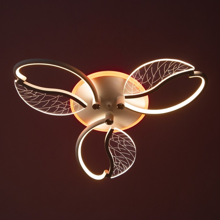 Люстра "Астрид" 3хLED 66Вт 3000-6000К RGB белый 60х60х8см