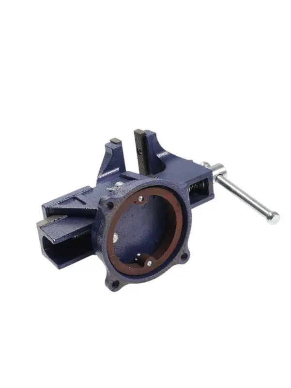 Тиски слесарные поворотные ТУНДРА, с наковальней, высокопрочный чугун ВЧ-40, 125 мм