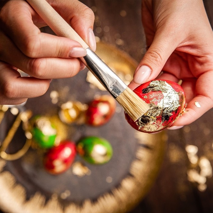 Набор для украшения яиц с жидкими красителями &laquo;Cияние&raquo; на пасху, 11 х16 см.