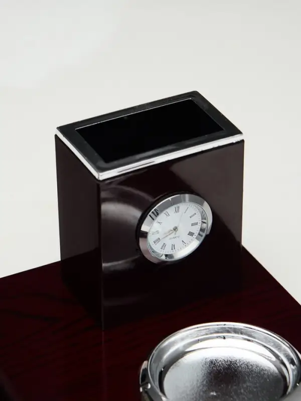 Набор настольный 7 в 1 (блок для бумаг, подставка для печати, мелочей, карандашница, часы, визитница, глобус)